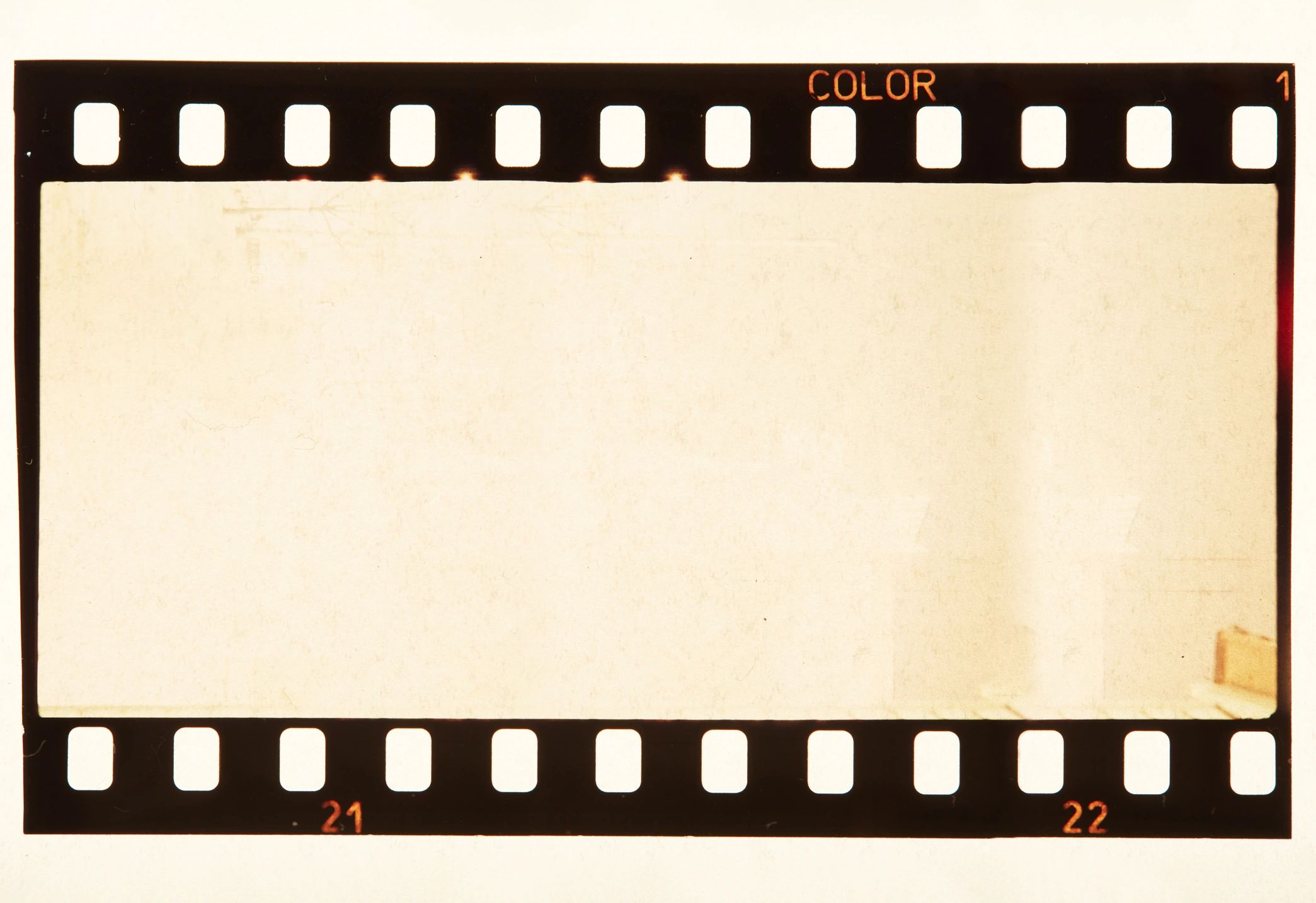 Film frame and reel scan